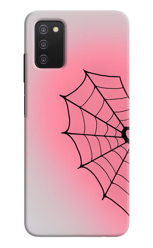 Pink Web Samsung A03s Hard Case Back Cover by Casekaro