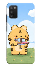 Tiger Treat Samsung A03s Hard Case Back Cover by Casekaro