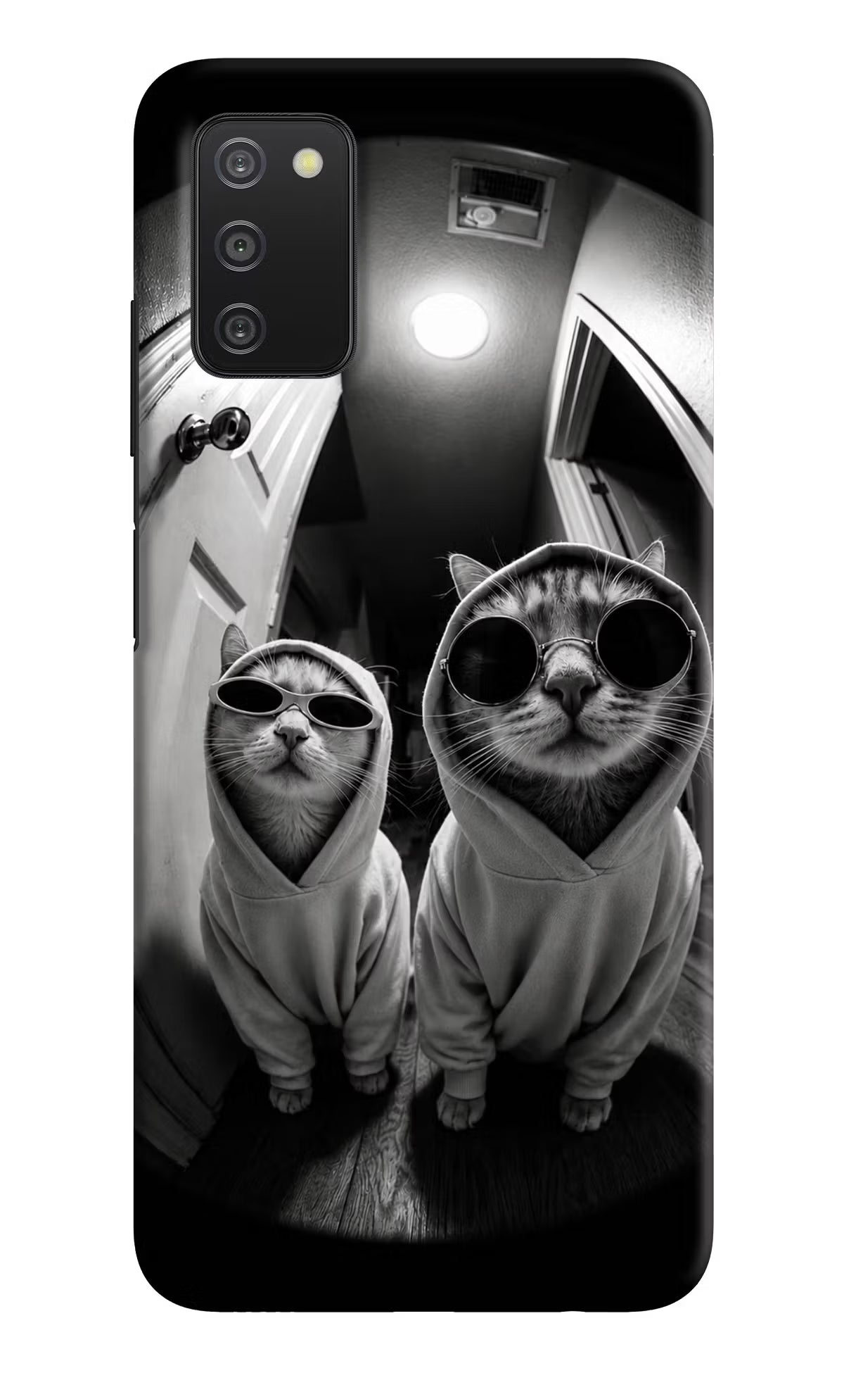 Hood Cats Samsung A03s Back Cover