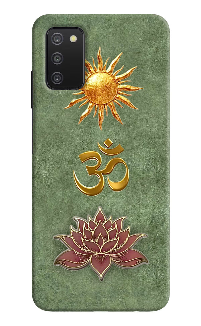 Om & Lotus Samsung A03s Back Cover