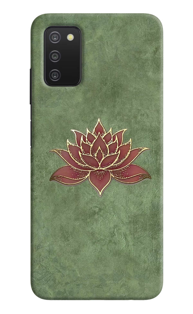 Lotus Grace Samsung A03s Hard Case Back Cover by Casekaro