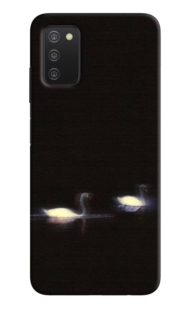 Silent Swans Samsung A03s Hard Case Back Cover by Casekaro