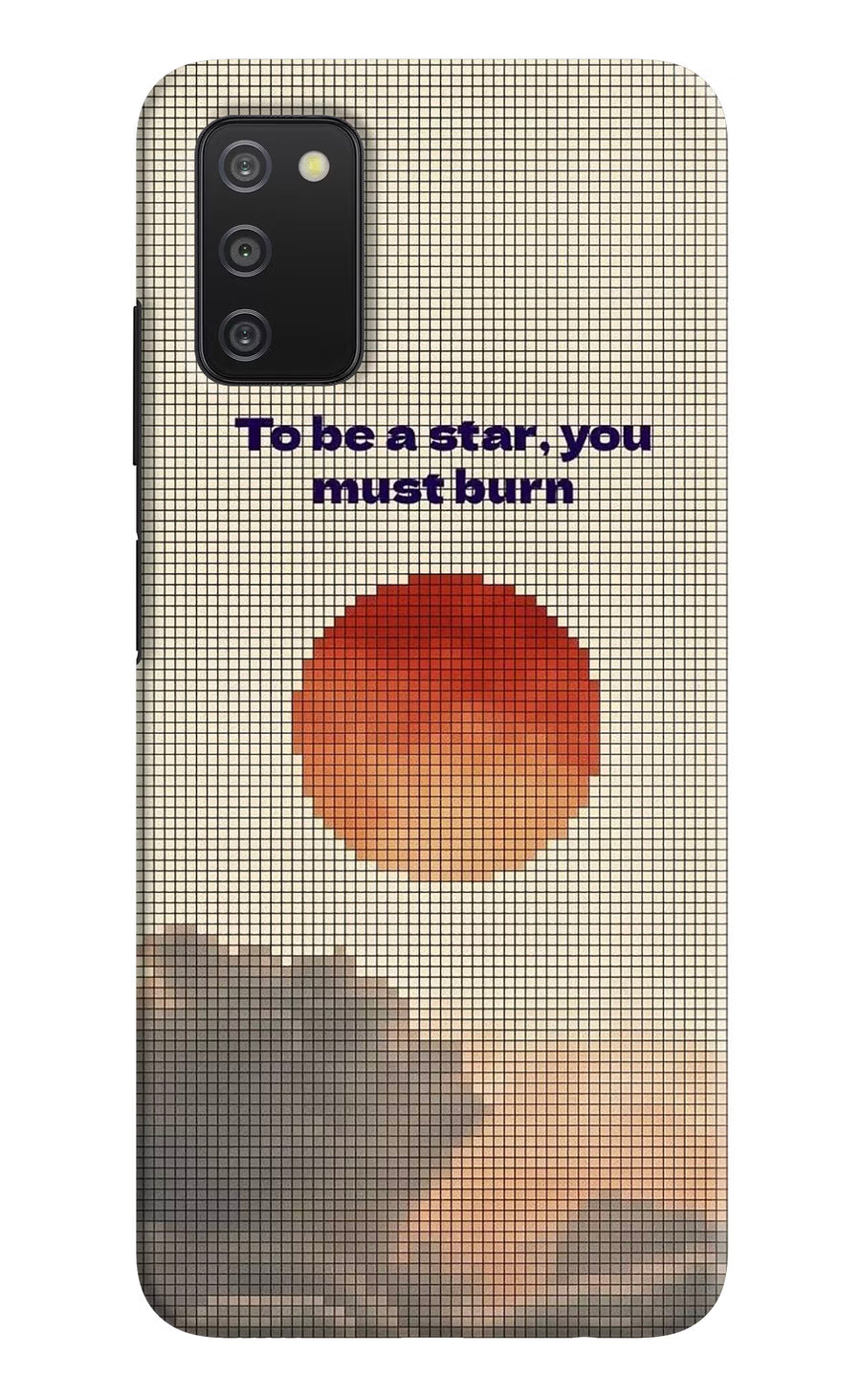 Pixel Sun Samsung A03s Back Cover, Hard case