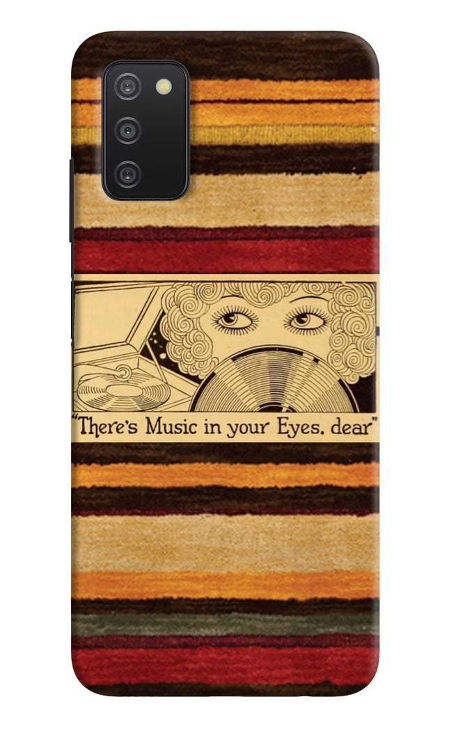 Vinyl Stripes Samsung A03s Hard Case Back Cover by Casekaro