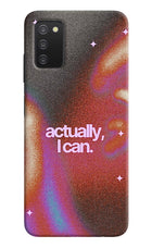 Pink Aura Samsung A03s Back Cover
