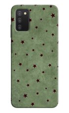 Green Stars Samsung A03s Back Cover