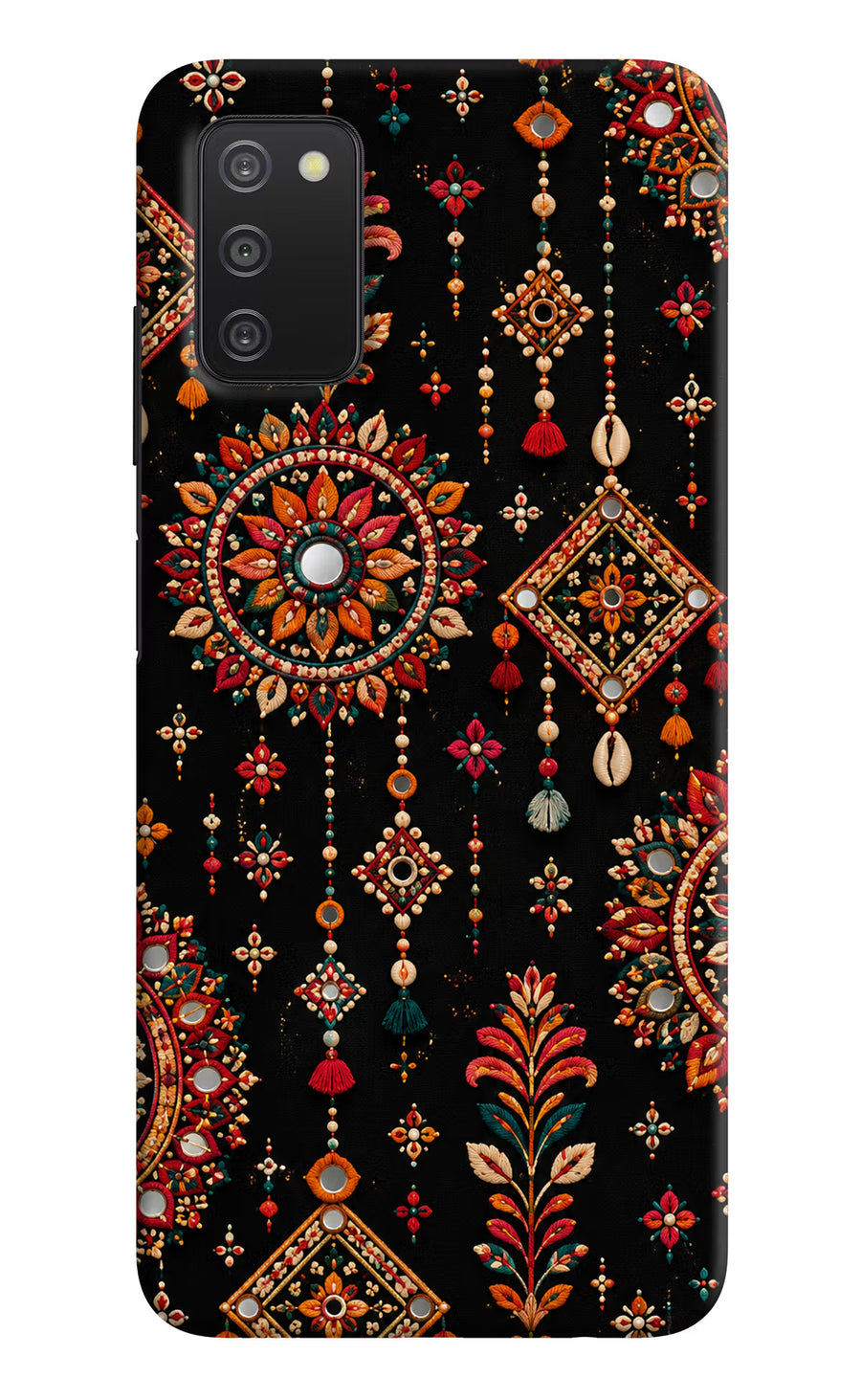 Boho Noir Samsung A03s Back Cover, Hard case