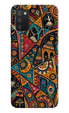 Folk Print Samsung A03s Hard Case Back Cover by Casekaro