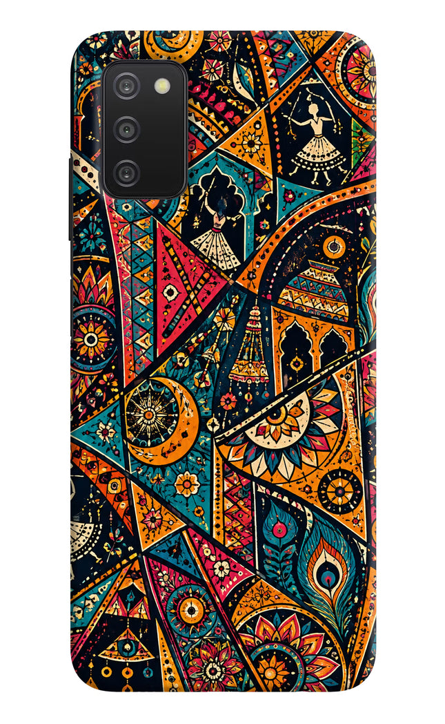 Folk Print Samsung A03s Hard Case Back Cover by Casekaro
