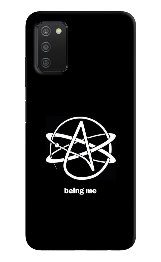 Atheist Symbol Samsung A03s Hard Case Back Cover by Casekaro