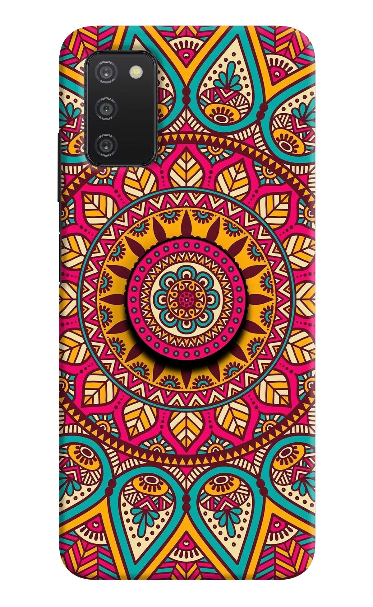 Mandala Samsung A03s Pop Case by Casekaro