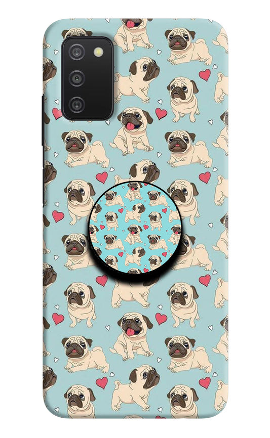 Pug Dog Samsung A03s Pop Case by Casekaro