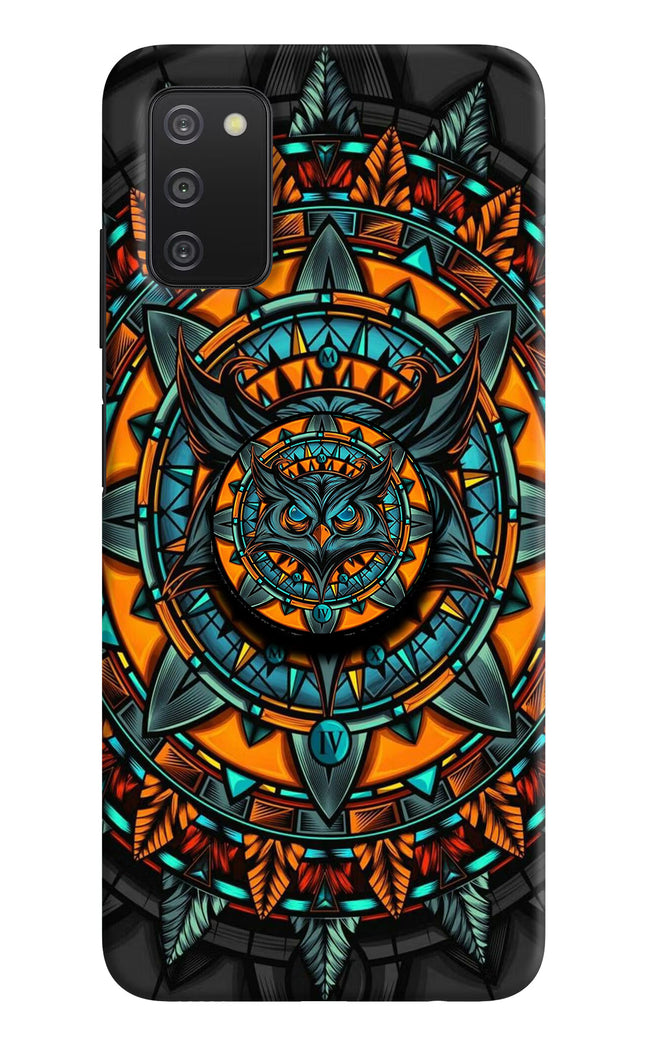 Angry Owl Samsung A03s Pop Case by Casekaro