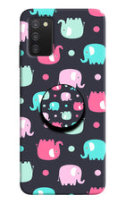 Baby Elephants Samsung A03s Pop Case by Casekaro