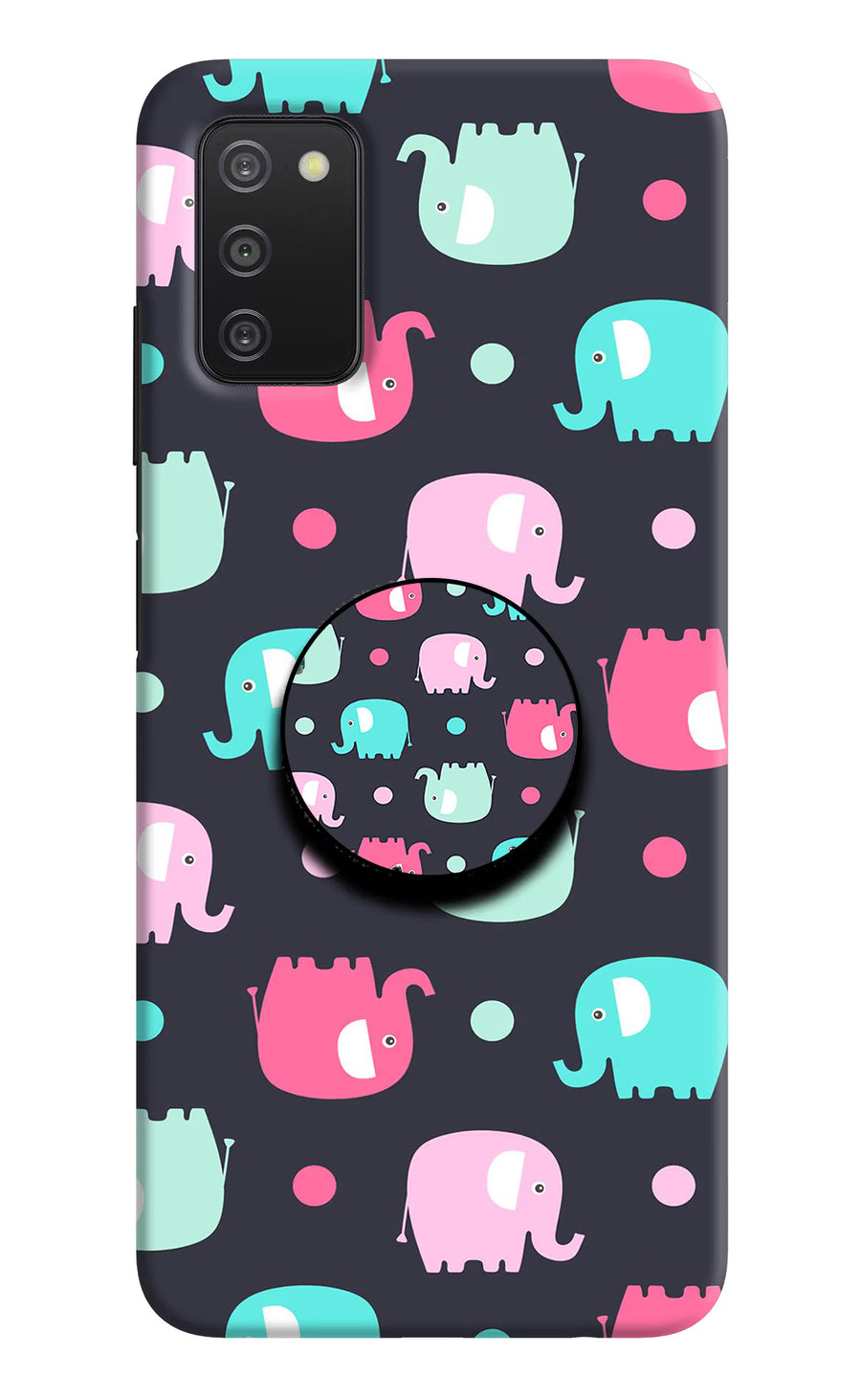 Baby Elephants Samsung A03s Pop Case, Hard case