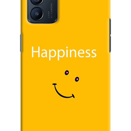 Happiness With Smiley Oppo Reno6 5G Hard Case Back Cover by Casekaro