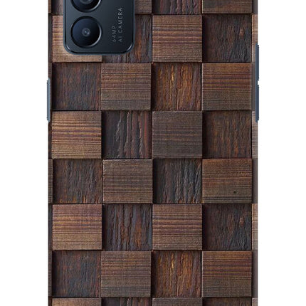 Wooden Cube Design Oppo Reno6 5G Hard Case Back Cover by Casekaro