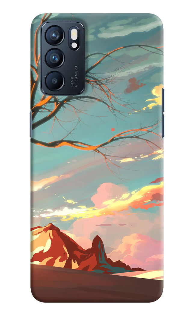 Scenery Oppo Reno6 5G Hard Case Back Cover by Casekaro