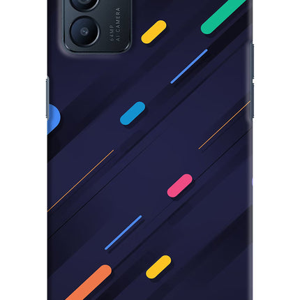 Abstract Design Oppo Reno6 5G Hard Case Back Cover by Casekaro