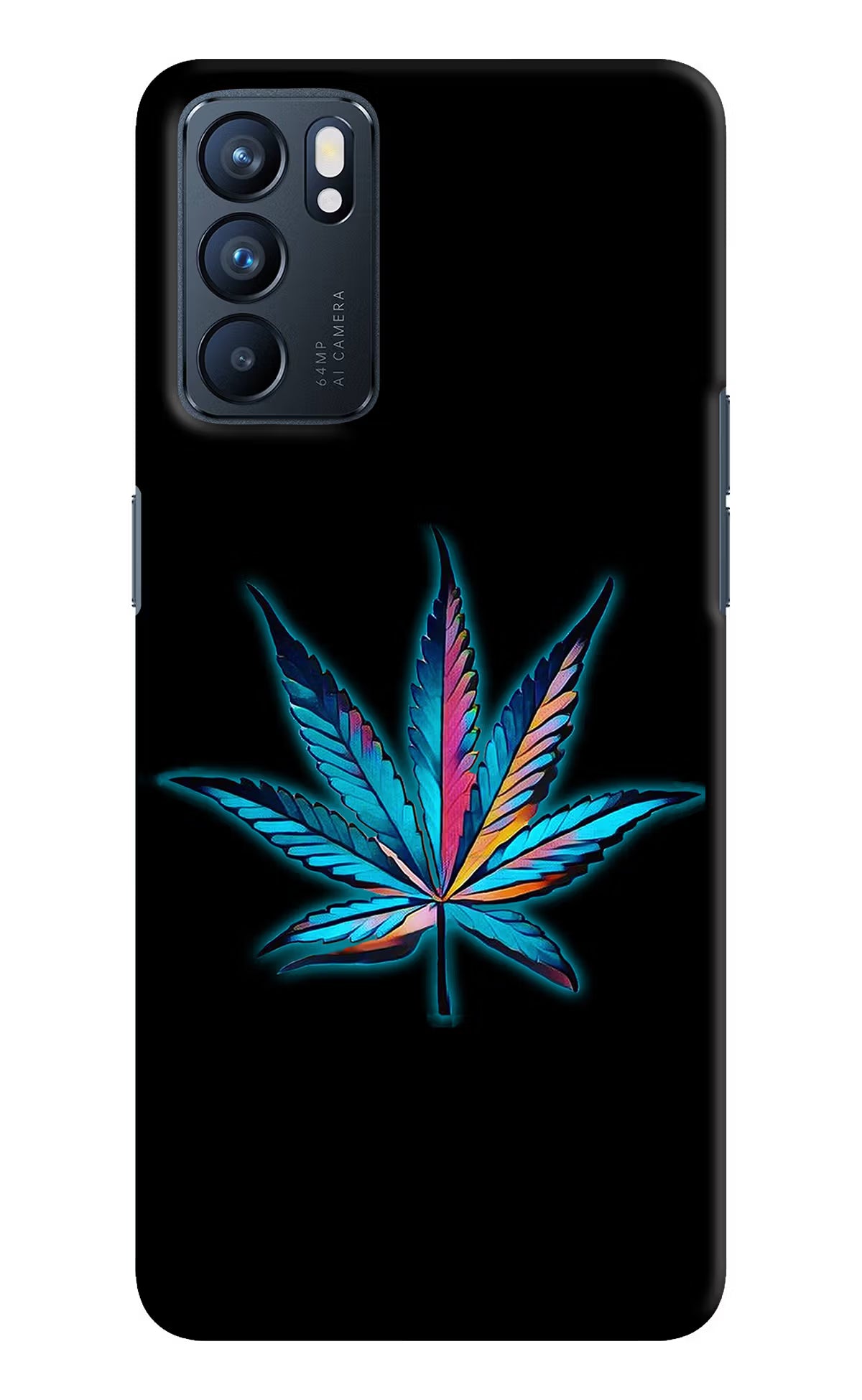 Weed Oppo Reno6 5G Hard Case Back Cover by Casekaro