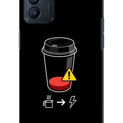 Coffee Oppo Reno6 5G Hard Case Back Cover by Casekaro