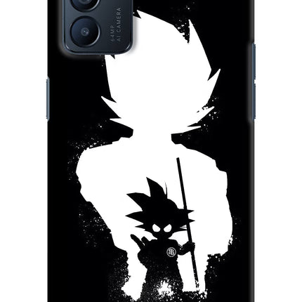 Goku Shadow Oppo Reno6 5G Hard Case Back Cover by Casekaro
