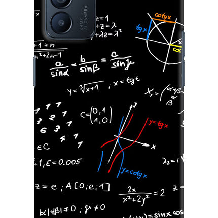 Mathematics Formula Oppo Reno6 5G Hard Case Back Cover by Casekaro