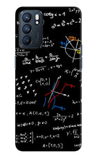 Mathematics Formula Oppo Reno6 5G Hard Case Back Cover by Casekaro