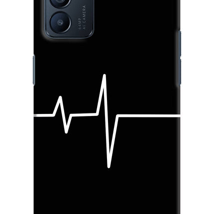 Heart Beats Oppo Reno6 5G Hard Case Back Cover by Casekaro