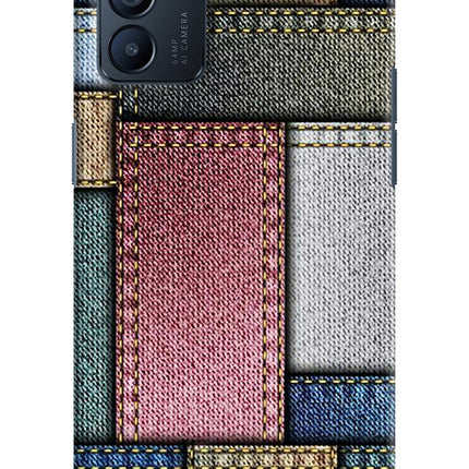Multicolor Jeans Oppo Reno6 5G Hard Case Back Cover by Casekaro