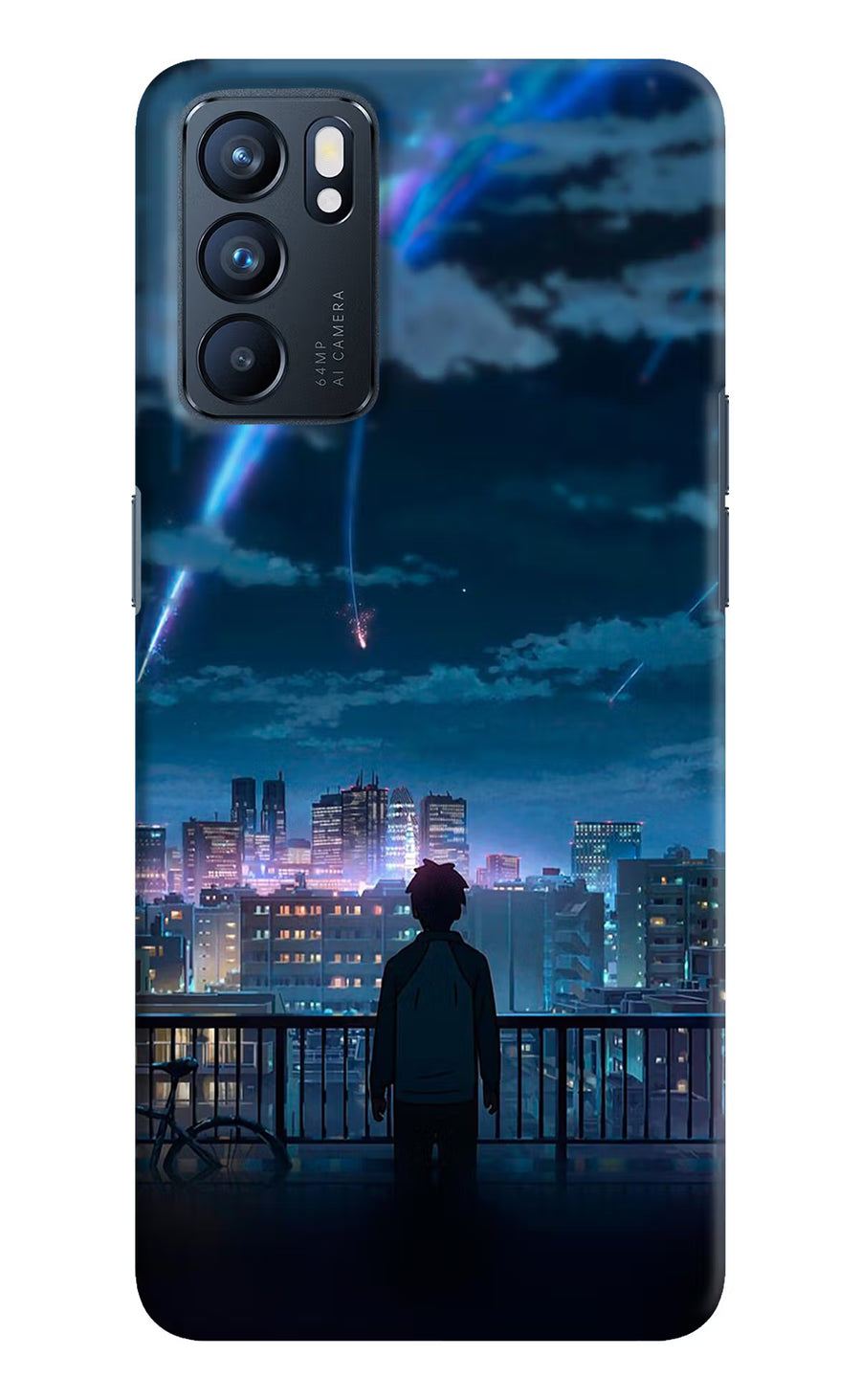 Anime Oppo Reno6 5G Back Cover, Hard case