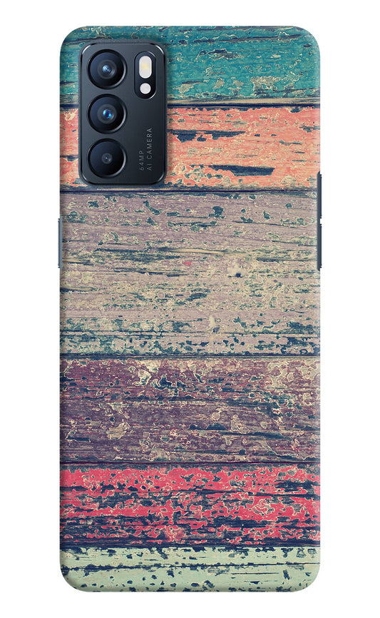 Colourful Wall Oppo Reno6 5G Hard Case Back Cover by Casekaro