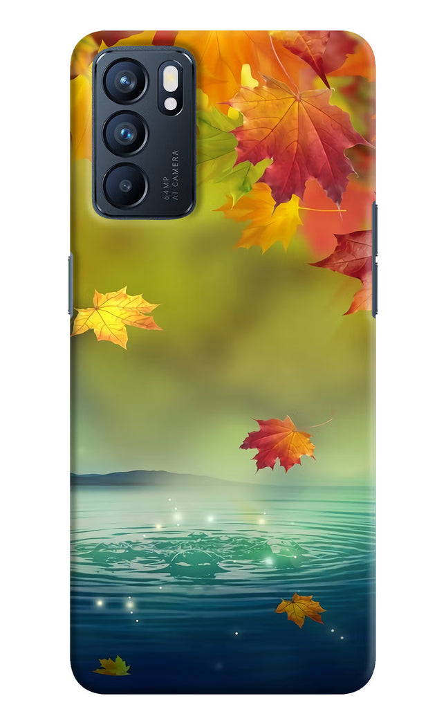 Flowers Oppo Reno6 5G Hard Case Back Cover by Casekaro