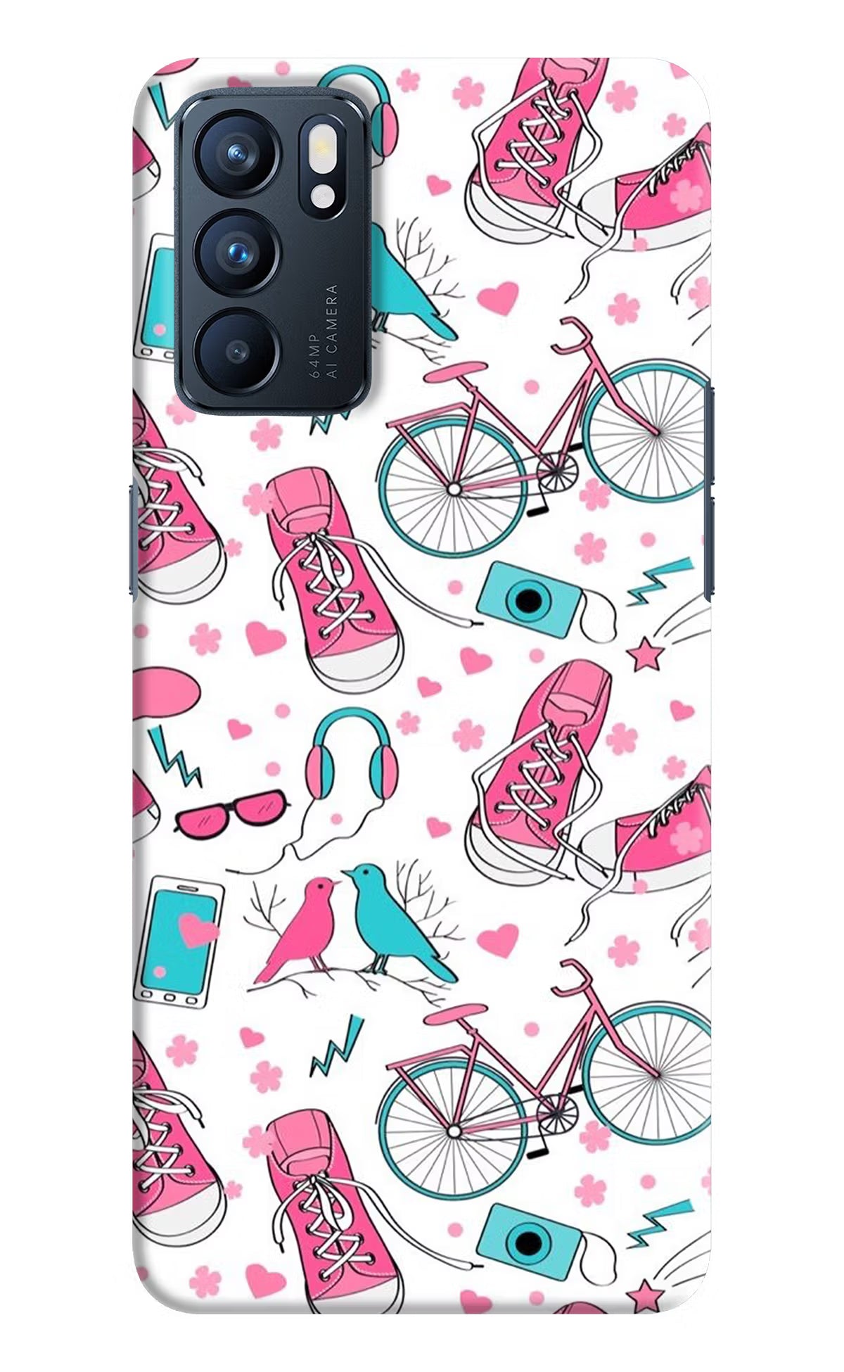 Artwork Oppo Reno6 5G Hard Case Back Cover by Casekaro