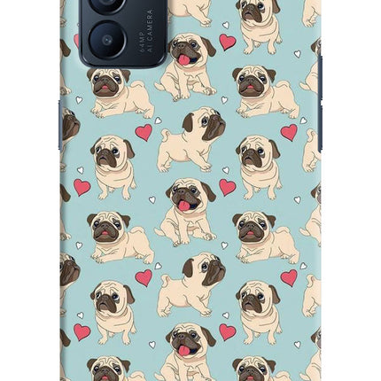 Pug Dog Oppo Reno6 5G Hard Case Back Cover by Casekaro