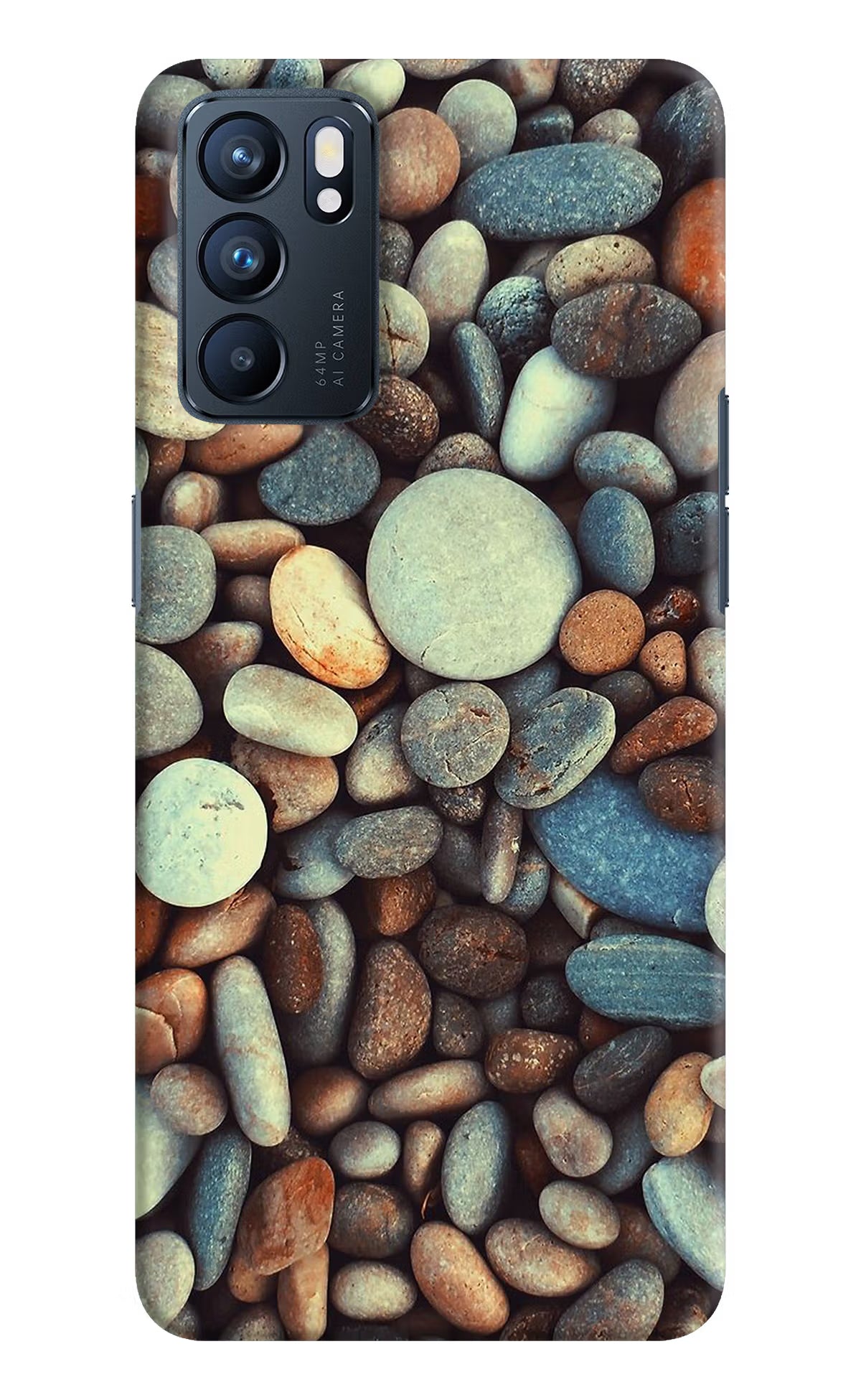 Pebble Oppo Reno6 5G Hard Case Back Cover by Casekaro