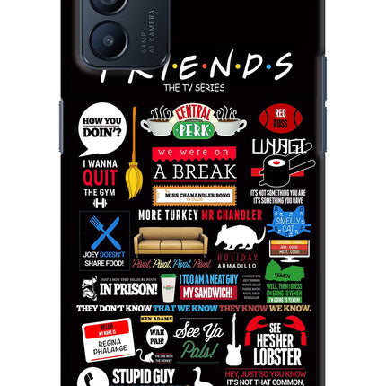 FRIENDS Oppo Reno6 5G Hard Case Back Cover by Casekaro
