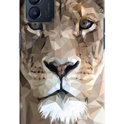 Lion Art Oppo Reno6 5G Hard Case Back Cover by Casekaro