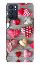Love Wallpaper Oppo Reno6 5G Hard Case Back Cover by Casekaro