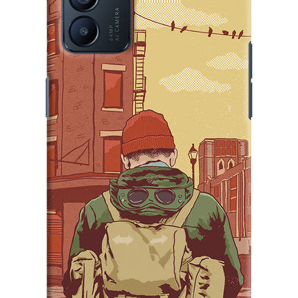 Adventurous Oppo Reno6 5G Hard Case Back Cover by Casekaro