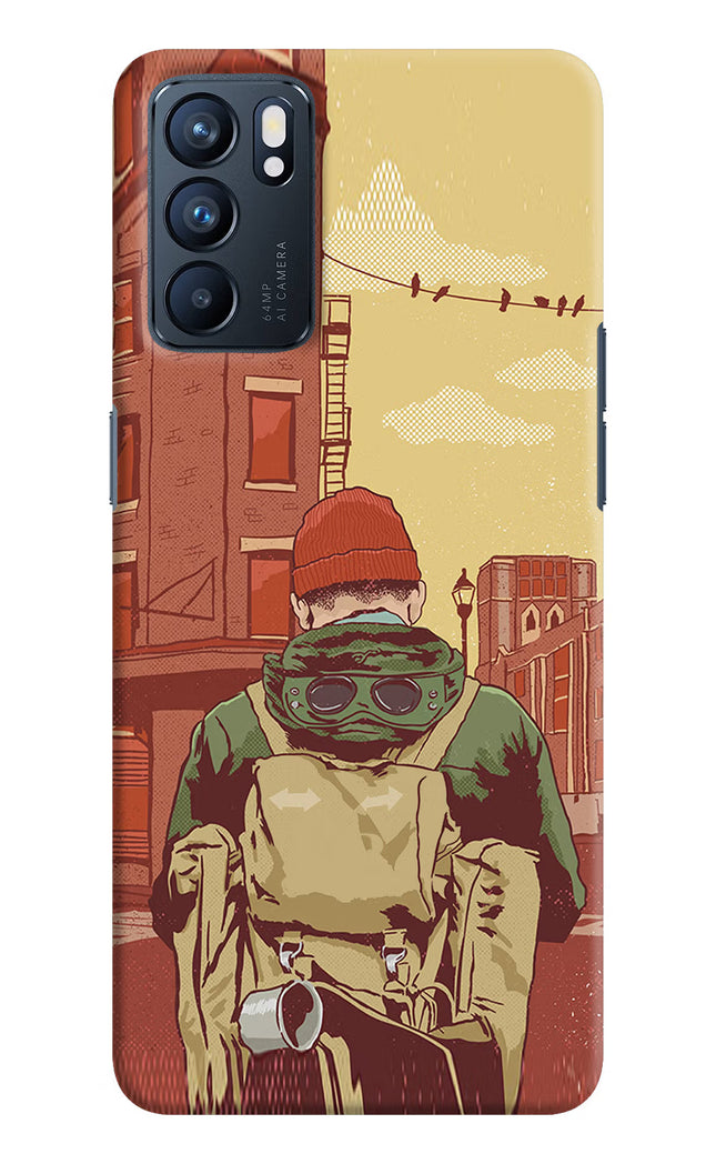 Adventurous Oppo Reno6 5G Hard Case Back Cover by Casekaro