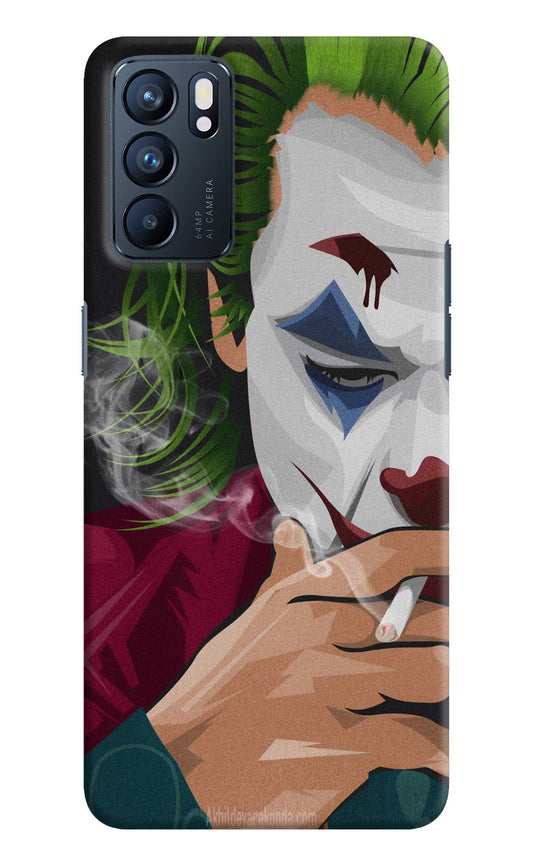Joker Smoking Oppo Reno6 5G Hard Case Back Cover by Casekaro