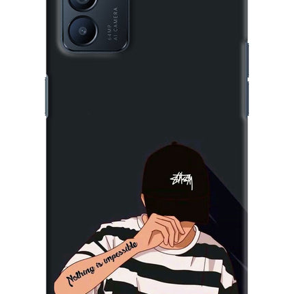 Aesthetic Boy Oppo Reno6 5G Hard Case Back Cover by Casekaro