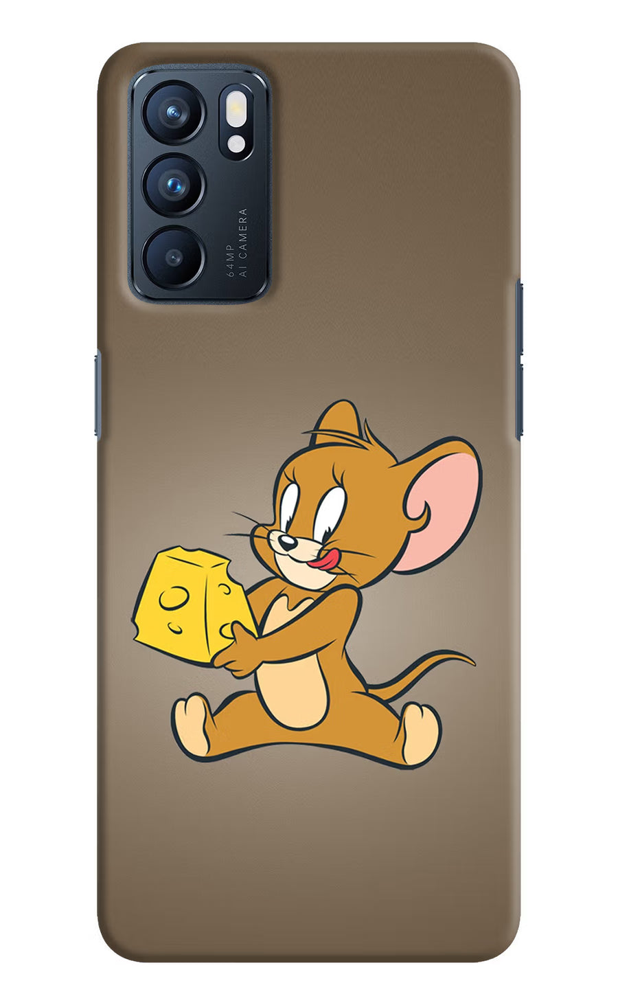 Jerry Oppo Reno6 5G Back Cover, Hard case
