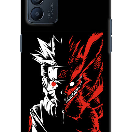 Naruto Two Face Oppo Reno6 5G Hard Case Back Cover by Casekaro