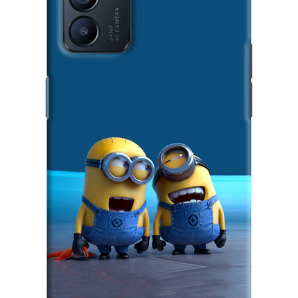 Minion Laughing Oppo Reno6 5G Hard Case Back Cover by Casekaro