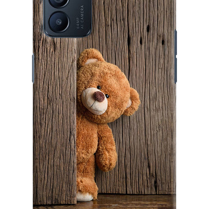 Teddy Wooden Oppo Reno6 5G Hard Case Back Cover by Casekaro