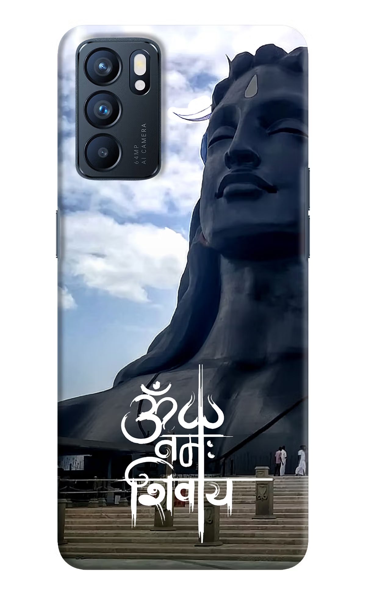 Om Namah Shivay Oppo Reno6 5G Hard Case Back Cover by Casekaro
