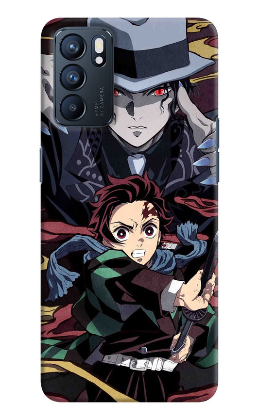 Demon Slayer Oppo Reno6 5G Hard Case Back Cover by Casekaro