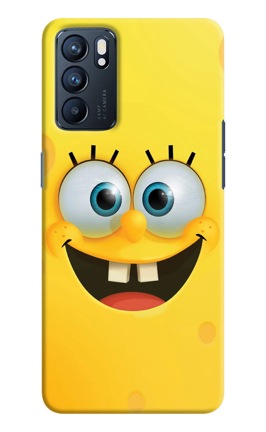 Sponge 1 Oppo Reno6 5G Hard Case Back Cover by Casekaro